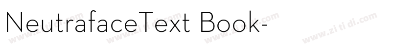 NeutrafaceText Book字体转换